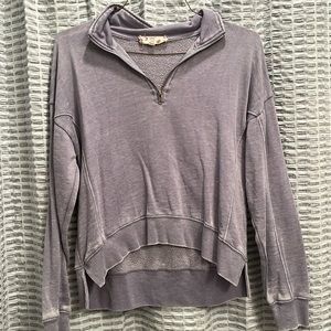 Light purple quarter zip